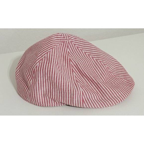 Bailey Other - Bailey of Hollywood Breed Newsboy Cap Men's Size XL Red Stripes Baker Boy Gatsby